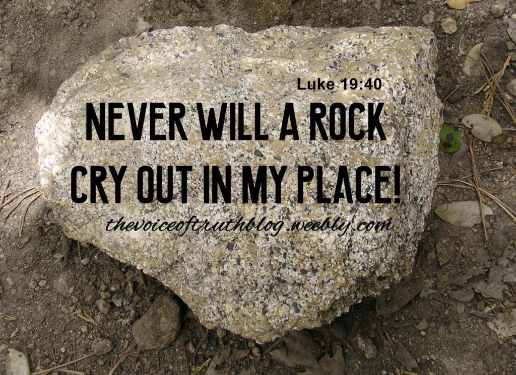 Bible Study What Does It Mean That The Rocks Will Cry Out In